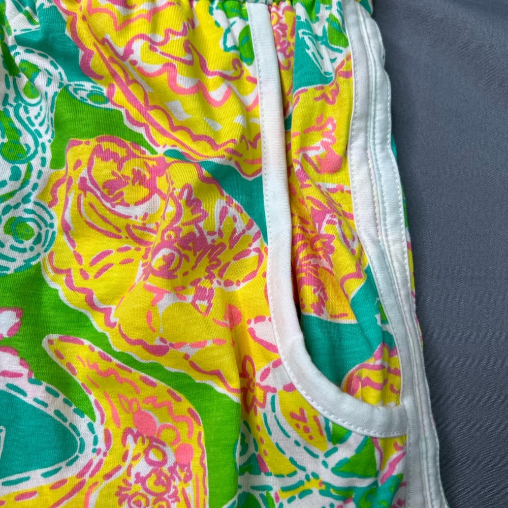 Lilly Pulitzer Strapless Romper Short Set Pima Cotton Pockets Size XL 2014 - Picture 3 of 11